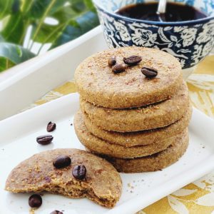 vegan coffee cookies