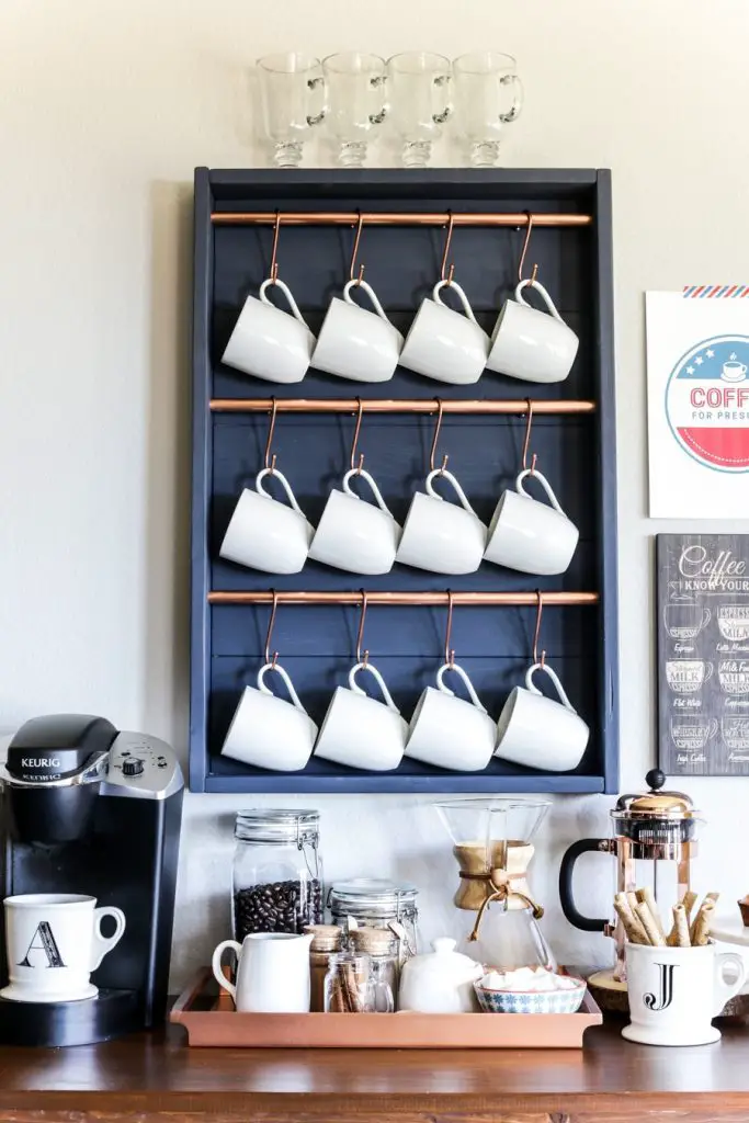 15 DIY Coffee Bar Ideas & Projects