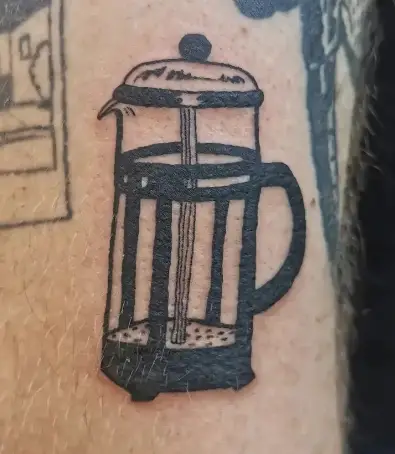 coffee cafetiere tattoo ideas