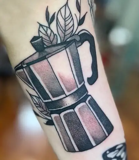 espresso coffee tattoo design