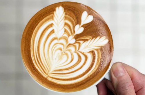 coffee latte art design idea