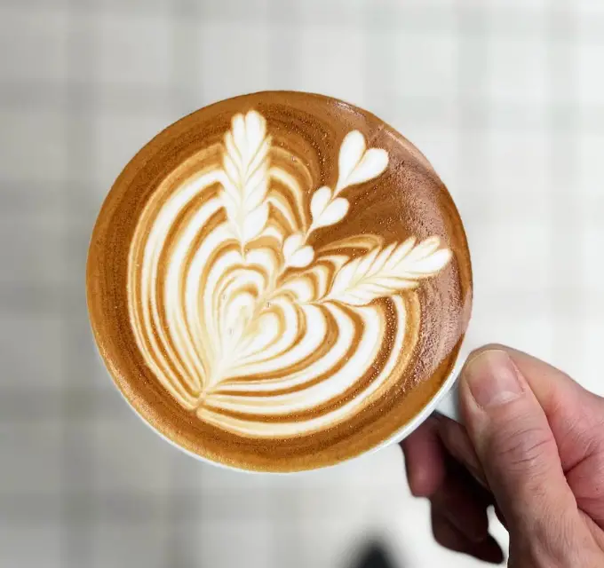 coffee latte art design idea