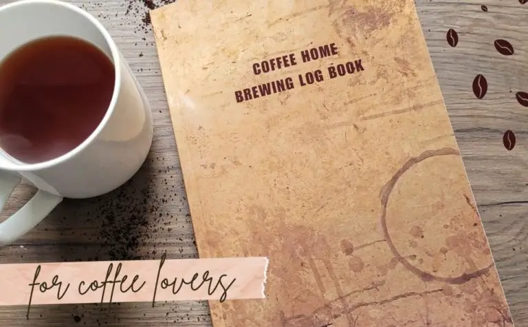 Coffee Log Book Journal