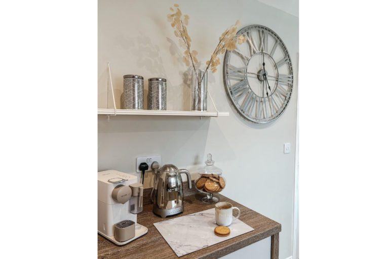 countertop coffee station for small space